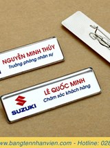 Bảng tên cài áo Suzuki